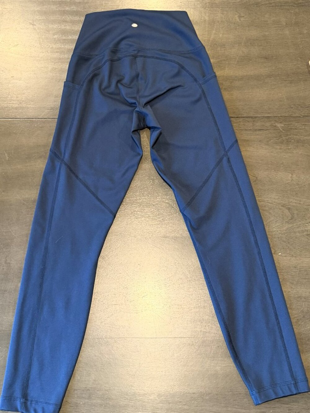 Yogalicious Lux Women's Small Navy Yoga Pants Athletic Leggings with Pockets - Picture 7 of 7